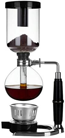 Syphon Töpfe Kaffeekessel Set Filter Siphon Kaffeemaschine Tee Siphon Hitzebeständig Haushaltstopf 2/3/5 Tassen (TCA-5:480ML)