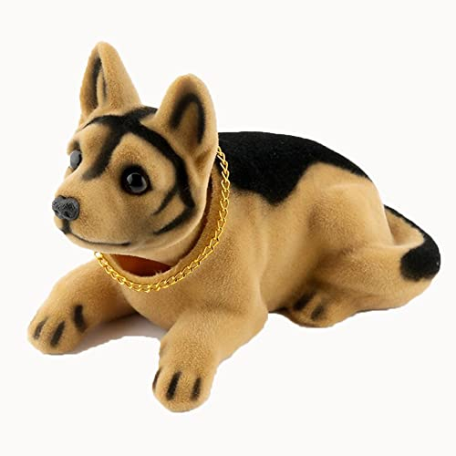 ISAKEN Auto Armaturenbrett Spielzeug, Wackelhund Auto-Innendekoration Auto Ornamente Niedliches Kopfschütteln Spielzeug Netter Kopfschütteln Hundedekoration für Auto Innendekoration Home Büro
