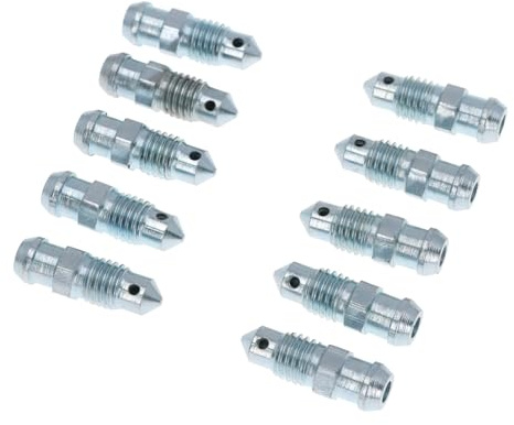 10x Bremssattel Entlüfterschraube Entlüftungsventile M7x1x21.7 mm SW