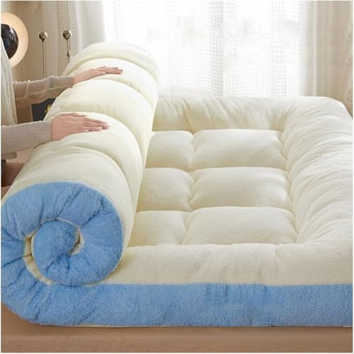 KV-OOGG Dicke 5 cm Futon-Bodenmatratze, japanische zusammenklappbare, aufrollbare Isomatte, Studentenwohnheim, Gäste-Tatami-Matte for Einzel- und Doppelbetten(C,150 x 200cm)