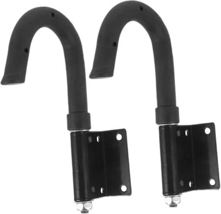 STOBOK 2Pcs Heavy Duty Ladder Hooks for Roof Extension Ladders with Anti-Fall Safety Design Metal Stabiliser for Attic Stairs and Outdoor Use