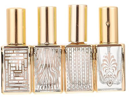 VALICLUD 4stücke Nachfüllbare Glasparfümflasche Für Reisen Eleganter Sprüher Für Parfüm Ätherische Öle Und Körperpflegeprodukte Für Unterwegs