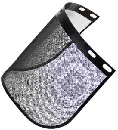 MERIGLARE Face Shield Replacement for Safety Helmet, Copper Wire Mesh, Full Face Guard, Faceshield Replacement Visor, Strimmer Face Guard Face Protection Forestry Hat for Gardening Logging Lawn