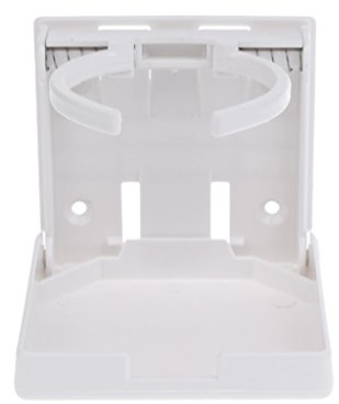 Adjustable Folding White Nylon Drink Cup Holder for Boat Marine Caravan Car