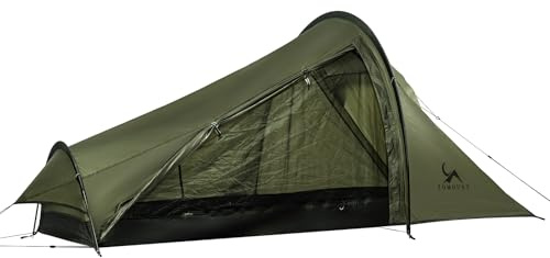 TOMOUNT Ultralight - Sacco da bivacco in nylon, per 1 persona, impermeabile, misura piccola, per trekking, per hikking, campeggio, attività all'aperto, arrampicata con zaino