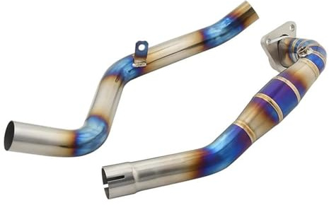 Silenciador De Tubo Escape Delantero Para Motocross, Modificado, Aleación Titanio, Para X-ADV 750 X ADV750 XADV Silenciador trasero(Gold)