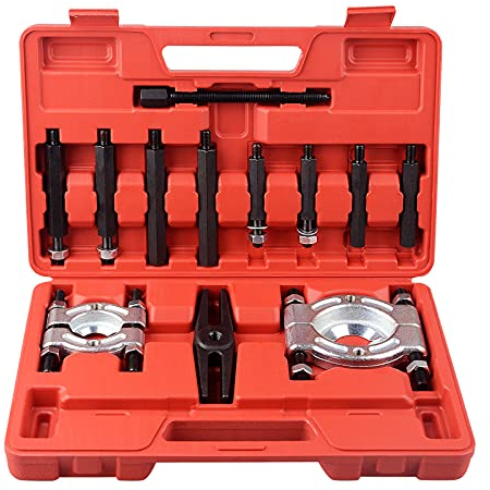 DAYUAN 12 TLG Lagerabzieher Set Polradabzieher Trennmesser Satz Lager Abzieher inkl. Koffer