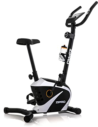 Zipro Heimtrainer Fahrrad Beat RS, Ergometer Fitnessbikes, Magnetisches Fahrradtrainer, Ergometer Fahrrad bis 120kg, Indoor Bike, Trainingsfahrrad für zuhause, Fahrradergometer Batteriebetrieben