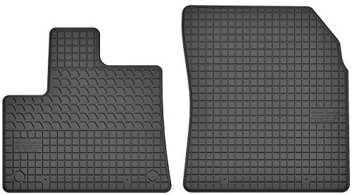 Gummimatten Vorne Gummi Fußmatten Satz für Citroen Berlingo III/Peugeot Partner III/Rifter/Opel Combo E/Toyota ProAce City (ab 2018) - 2-teilig - Passgenau