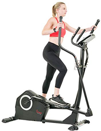 Sunny Health & Fitness Programmable Cardio Elliptical Trainer - SF-E3890, Black