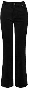 Joe Browns Damen Bootcut Cords Corduroys, Black, 16