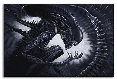 VZRSQZK Filmposter Alien Alien Awakening, dekoratives Gemälde, Leinwand-Wandposter und Kunstdruck, modernes Familienschlafzimmer-Dekor-Poster, 60 x 90 cm