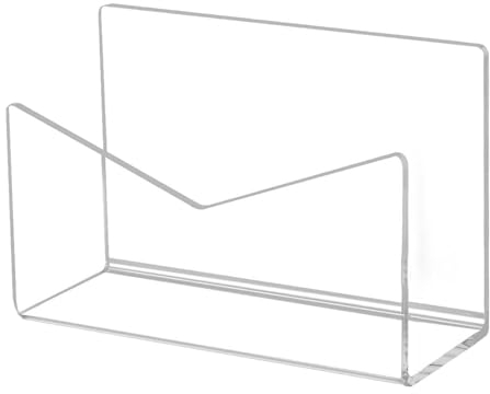 Milageto Schreibtisch-Briefhalter, Post-Organizer, Aktenordner, Zeitschriften, durchsichtiges Portemonnaie, Buch, Briefständer, Aktenhalter für Zuhause,