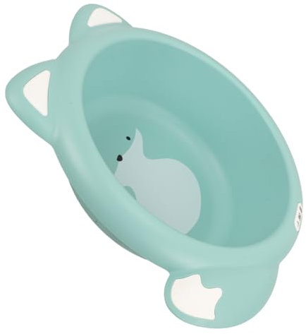 Housoutil Verdicktes Waschbecken Mit Cartoon Motiv Für Kinder Kleines Tragbares Kunststoff Waschbecken Fürs Badezimmer Campingeinsatz Und Säuglingspflege