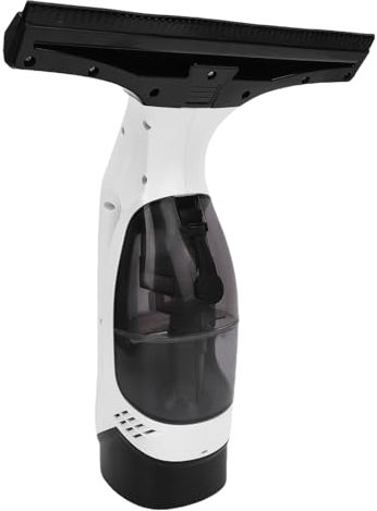 Aspirapolvere cordless per finestre Aspirapolvere elettrico per finestre ricaricabile automatico con batteria 2200mAh per specchi vetro (Plug dell'UE 100-240V)
