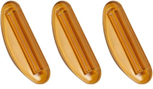 Mikinona Presse-tube De Dentifrice Lot De 3, Presse-dentifrice Manuel Compact Et Léger, Outil Pour Presser Dentifrice Et Nettoyant Visage En Tube, Utilisation Domestique Salle De Bain