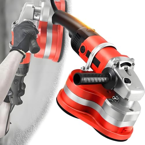 Pulidora Eléctrica de Diamante de 3800W Pulidora de Diamante Eléctrica de 3800W, Lijadora de Hormigón de 3 Cabezales, Pulidora de Hormigón, Cepilladora de Cemento con 6 Velocidades Withoutextensionrod