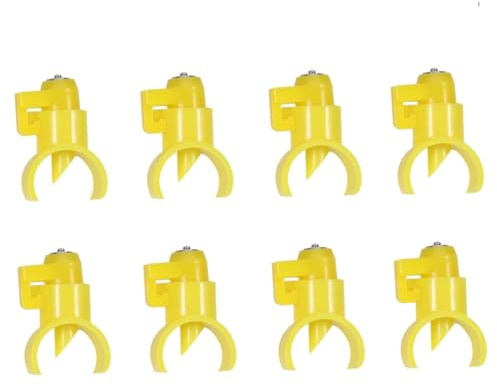 KONTONTY 10 St Kycklingdrinkare Fjäderfä Vattennipplar Kit Kyckling Dricksvatten Kycklingdryckssystem Automatisk Vattenkanna Fjäderfä Fåglar Vattendryckskoppar Automatisk Matare Vattenkopp