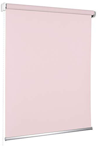 ROLLMAXXX Standard-Rollo Verdunkelungrollo Seitenzug Kettenzugrollo Tageslicht Sichtschutz (100 x 190 cm, Rosa)