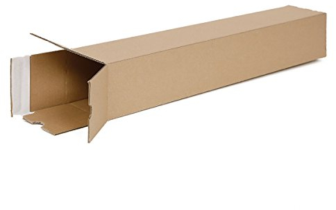 10 Versandhülsen eckig DIN A1 | Papprolle 610x105x105mm Versand ohne Sperrgutzuschlag | wählbar 10 bis 1600 Versandrollen