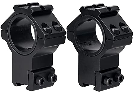 FOCUHUNTER Haut Profil 1 Anneaux Scope Montage - 30mm/25.4mm Lunette de Visee Montage Adapter Picatinny Rail (11mm)