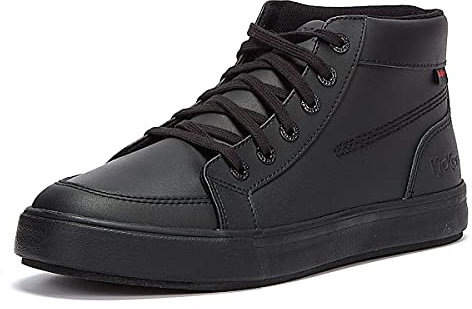 Kickers Tovni Hi Leather Mens Black Shoes-UK 8 / EU 42