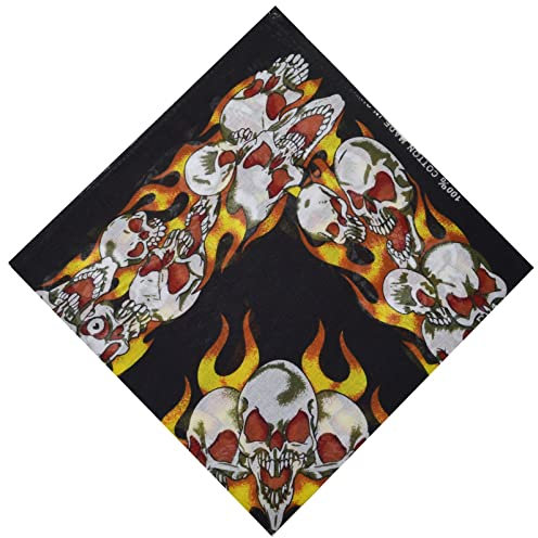 Bandana Halstuch Biker Nikki Tuch Schal Kopftuch Baumwolle Mundschutz Piratentuch (13)