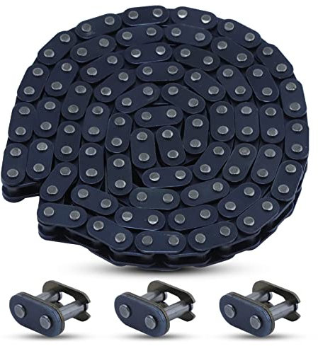 Haishine T8F Chaîne Ceinture avec Boucle Link Intérieur et extérieur 116 Links pour 43Cc 47Cc 49Cc Mini Dirt ATV Quad Mini Moto Mini VTT Dirt Quad Pocket Bike