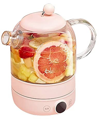 YIHANSS Health Kettle,0.8 L Household Electric Kettle Fast Boil Glass Tea Kettle Health Preserving Pot Portable Multi Food Tea Dessert Cooker Water Boiling Machine lofty ambition