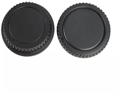 JchEnye 2 Tapas de Objetivo de cámara, Tapa de Objetivo Trasera para Canon EF Tapa de Objetivo de cámara