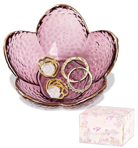 Gifts For Women Trinket Dish Unique Birthday New Home Gifts For Women Her Jewellery Tray Cute Room Decor Aesthetic Bedroom Accessories Ring Dish Holders Small Friendship Christmas House Warming Gifts