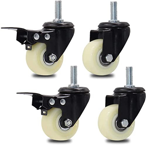 Ruedas de ricino Las ruedas de ricino reemplazan las ruedas, las ruedas giratorias de los muebles de los tranvías pequeñas ruedas de ricino, las ruedas de reemplazo universal, las ruedas del banco de