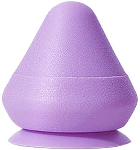 iplusmile Bola De Masaje Con Ventosa Montable Herramienta Para Masaje Muscular Profundo De Espalda y Cuello Bola De Relajación Autoadherente Para Fascia y Yoga Color Púrpura