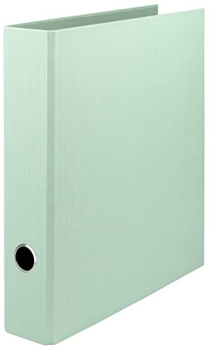 Rössler SOHO Ordner A4 schmal | Ordner DIN A4 | Aktenordner A4 | Ordner schmal mit Griffloch | DIN A4 Ordner mit Hebelmechanik | 320 x 285 x 65 mm | 1 Stück | Farbe: Grün | Mint | Aktenordner mit Hebelmechanik und Griffloch für Dokumente, Unterlagen und Büroorganisation