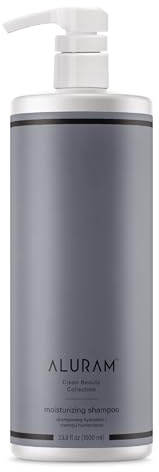ALURAM Coconut Water Moisturizing Shampoo for Men and Women, Clean Hydration and Shine for Medium to Coarse Textured Hair, 33.8 Fl Oz