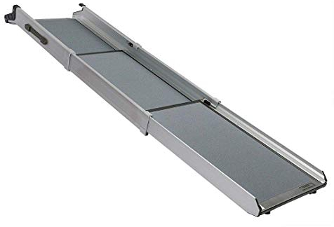 PetSafe Happy Ride Kompakte Teleskop-Hunderampe, Leichteres Ein- und Aussteigen für Hunde, XL, Bis zu 136 kg Tragkraft