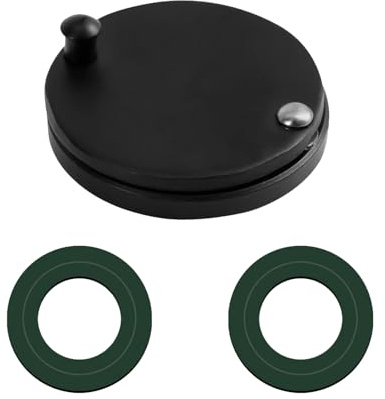 Door Viewer Cover, Door Hole Cover with Self-Adhesive, Peephole Covers, Peephole Cover with Self-Adhesive Installation Tool, for Apartment Door, Peephole Protection, for Hotel Home (Black)