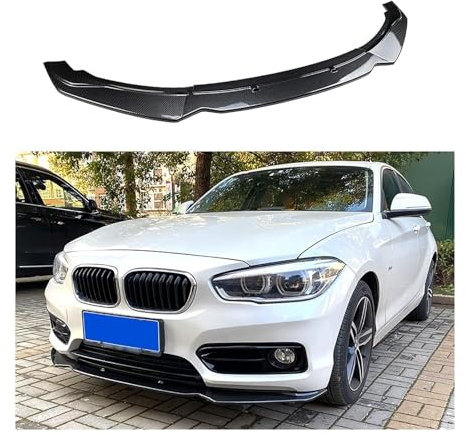 Auto Frontspoiler Für B&MW 1 Series F20 F21 116i 118i 120i 2015–2019 Frontstoßstangenlippe Kinnspoiler Kohlefaser-Look Frontdiffusor