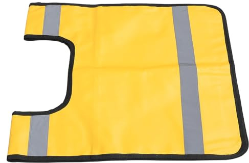 Luxshiny Robuster Seilwindendämpfer Mit Reflektierenden Streifen Gelber Offroad Puffer Aus Synthetischem Material Für Abschleppseil Und Bergungswinde Erhöhte Und Sichtbarkeit Bei Tag Und Nacht