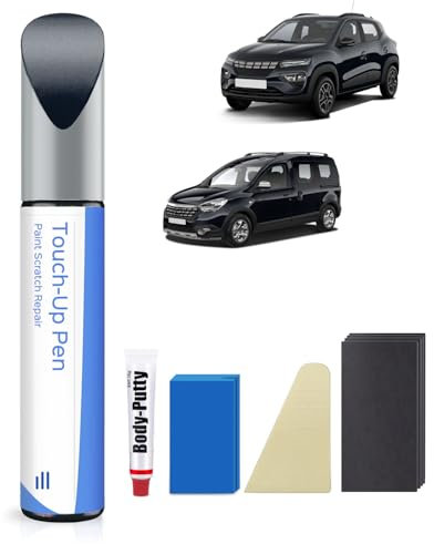 D42 - Kit di vernice per ritocchi per Dacia - Corrispondenza esatta - Riparazione di graffi e scheggiature - Blu marino