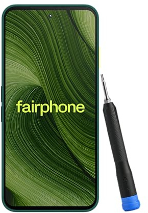 Fairphone Gen. 6 (reparierbares, nachhaltiges und langlebiges Smartphone (6,31-Display, 50-MP-Dual-Kamera, 8GB/ interner Speicher 256GB, 4315 mAh, Android 16)) inkl. iFixit Schraubendreher