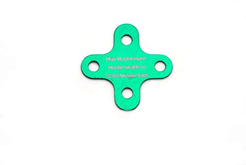 Copter Kennzeichnung Schild Plakette X-Version 4 Stück Grün | FPV Racer, Copter, Drohnen | CopterFarm