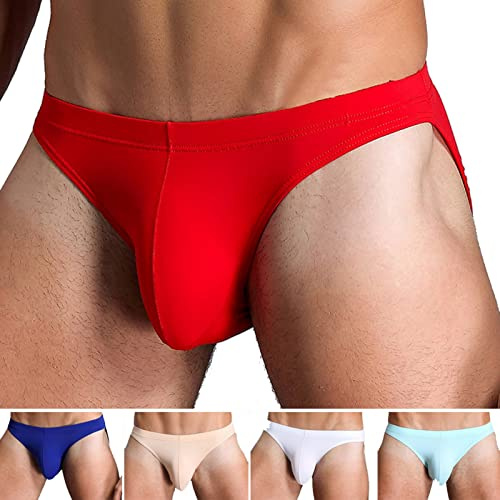 Faringoto Slip ultra leggeri e traspiranti in seta ghiaccio da uomo, micro rete traspirante, biancheria intima per il relax notturno, 5 colori., L