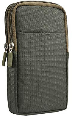 Borsa Cintura per Cellulare da Uomo, Sacchetto per Telefono Cintura, Universale Custodia Cellulare da Cintura Borsa da Uomo Clip da Cintura Smartphone Portacarte Marsupio Borsetta Portafoglio Viaggio