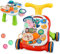 Girello 2 in 1 per sedersi e stare in piedi per bambini da 6 a 36 mesi, carrello per bambini, centro di attività educativa precoce, piastra di gioco rimovibile, Verde