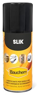 Bauchem Slik Lubrificante Sintetico per Serrature e Meccanismi di Scorrimento Spray 150 ml