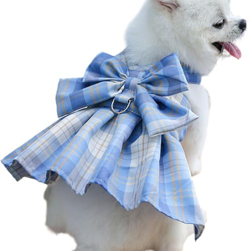 Nuyhadds Nœud papillon pour animaux de compagnie, harnais mignon pour chien avec nœud papillon, harnais réglable avec nœud papillon, gilet pour chien élégant et mignon avec nœud papillon pour petits