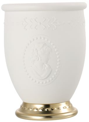 HONITANO Soporte para Maquillaje Organizador de Pinceles Taza Organizadora Blanco 1 Unidad Mini Compacto Acrílico para Escritorio Almacenamiento Cosmético Herramientas de Maquillaje