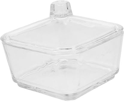 Alipis Azucarero Decorativo De Vidrio Con Tapa Para Rincones De Café, Escritorios De Oficina Y Cocina. Recipiente Hermético Para Azúcar, Fácil De Usar Y Mantener.