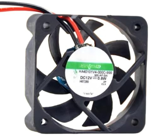 HA40101V4-000C-999 DC12V 0.07A 0.8W 40MM Fan 4CM 4010 2-Wire Cooling Fan